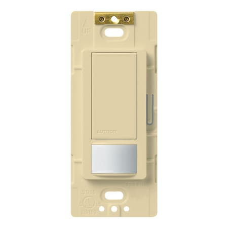 Lutron Lutron Maestro Occupancy 2 amps Single Pole Motion Sensor Switch Ivory 1 pk MS-OPS2H-IV
